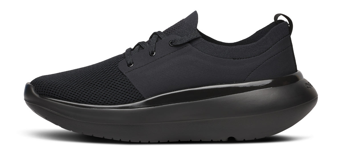 OOFOS OOmy Stride Uomo – Scarpe Slip-on Bianco/nero, Taglia US 12 EU 45, Mesh E Sintetico, Nuove